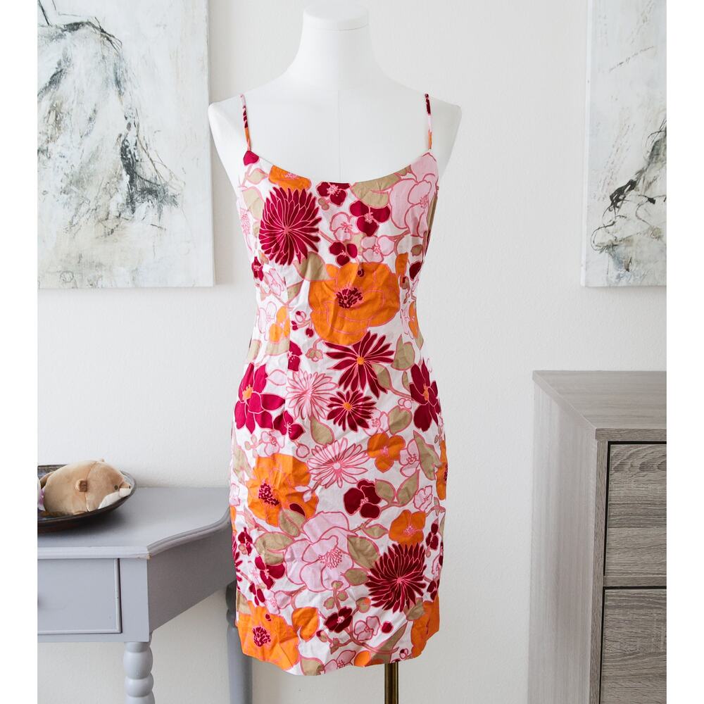 Ann Taylor Tropical cotton Mini dress size 4